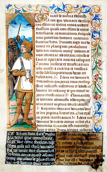 Death Leading a Soldier, from Heures a l